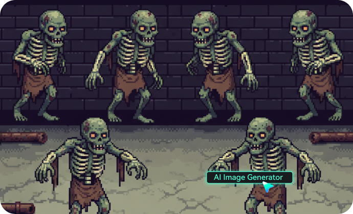 ai 16-bit character generation