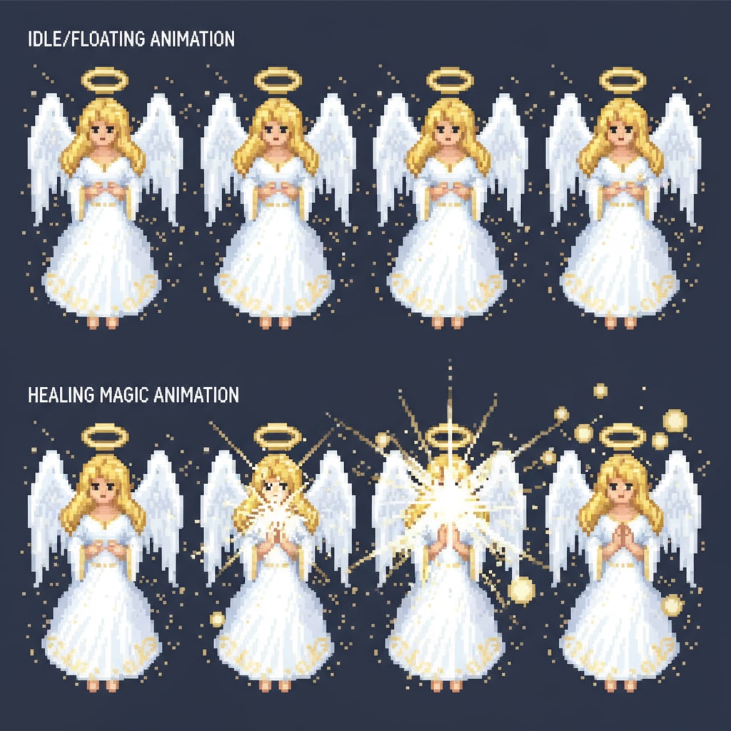 16ビットエンジェルキャラクター 