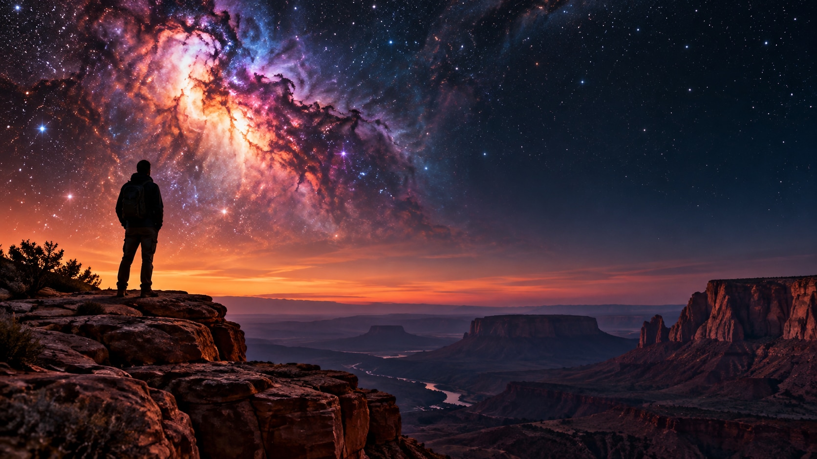 astrophotography prompt still image converted into video in Filmora