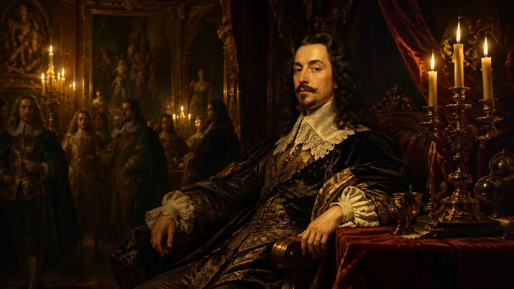 Filmora AI image generator creating baroque painting prompt visuals