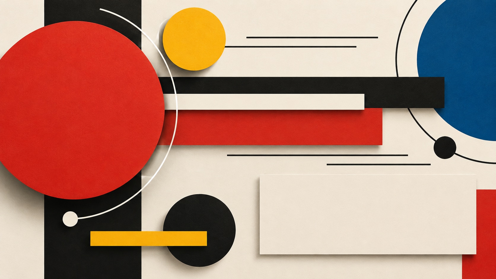 Bauhaus poster prompt still image converted into video in Filmora