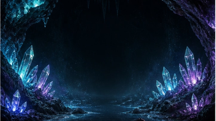 AI cave prompt still image converted into video in Filmora