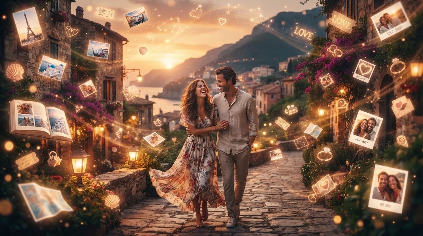 Tell your romance story through couple ai image prompts