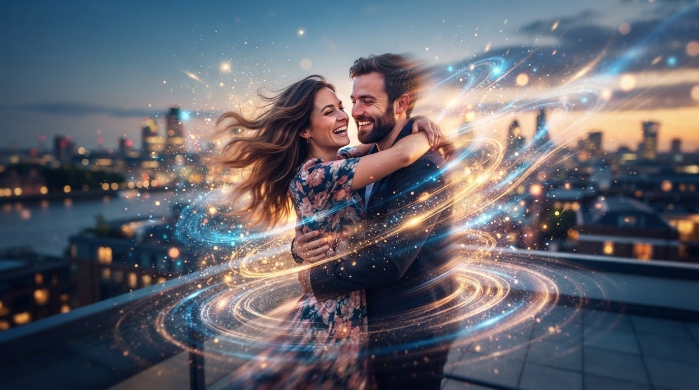 Transform aesthetic matching couple backgrounds into videos