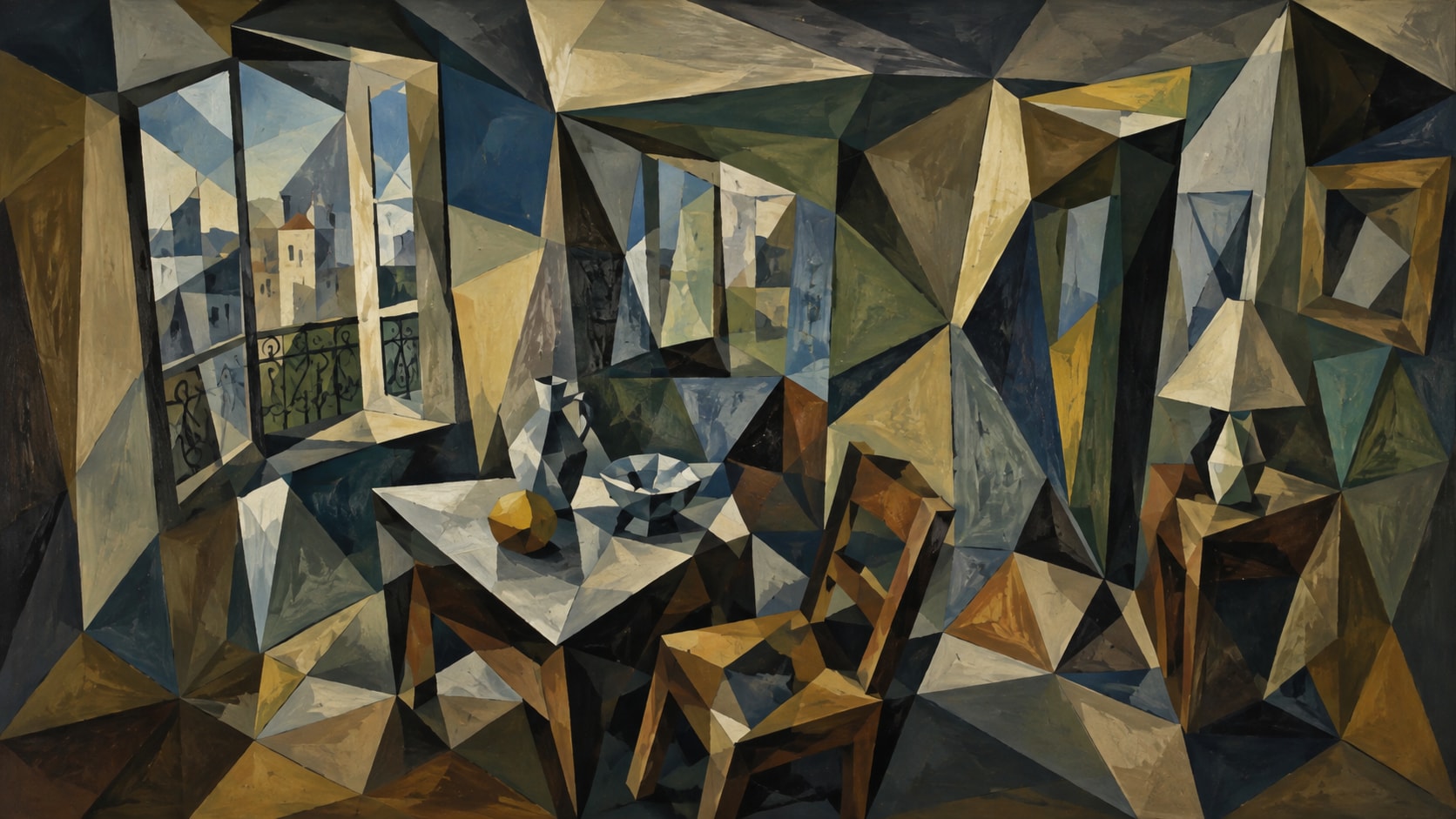 Nano Banana model creating cubism photo prompt style variants