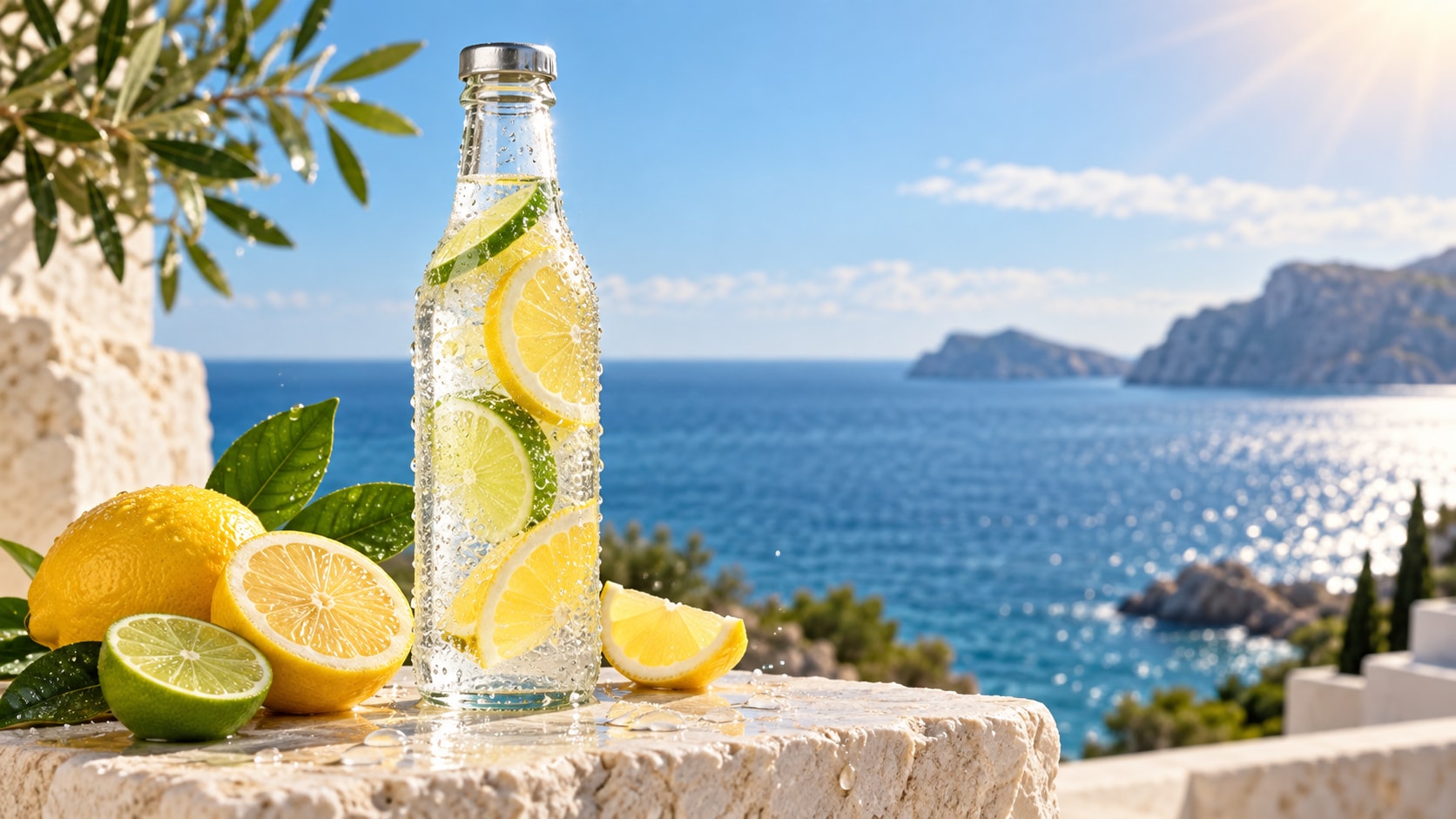 Filmora AI image generator creating drink ads poster prompt visuals
