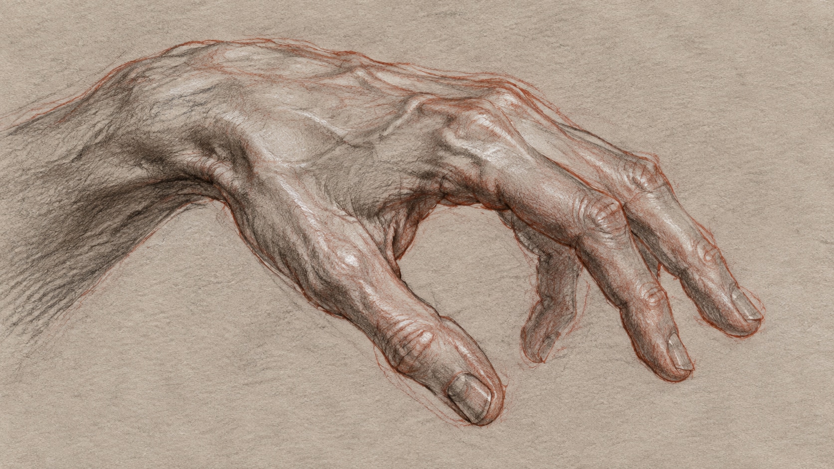 Nano Banana creating alternate Schiele sketch palettes