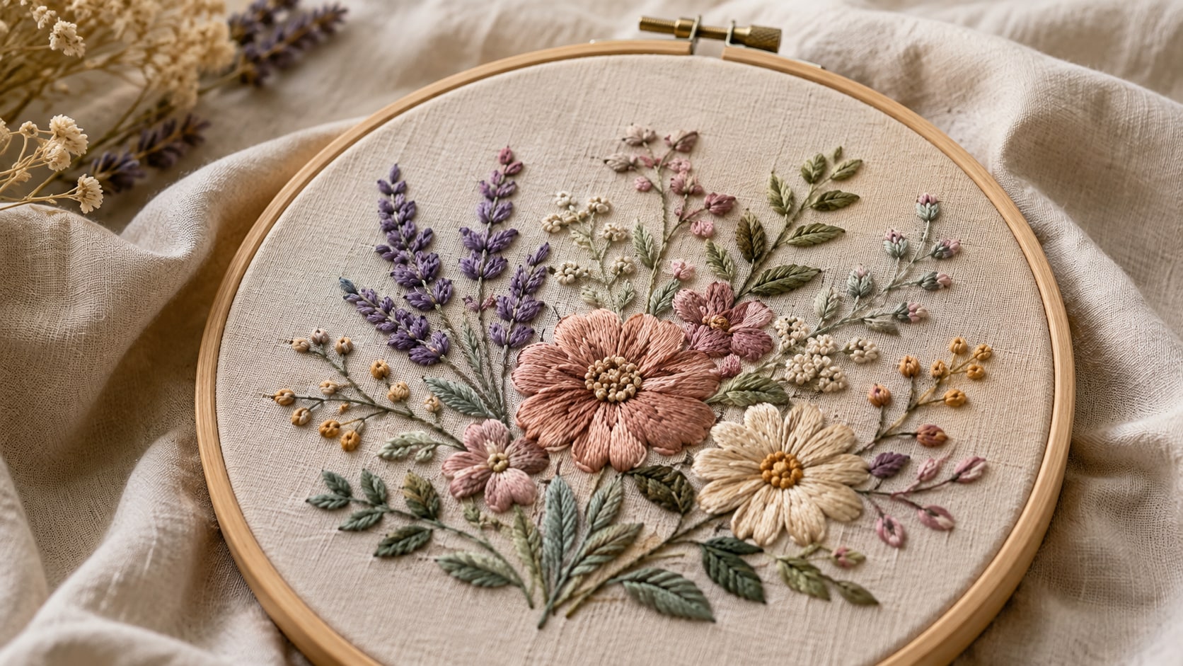 Filmora AI image generator creating AI embroidery prompt visuals