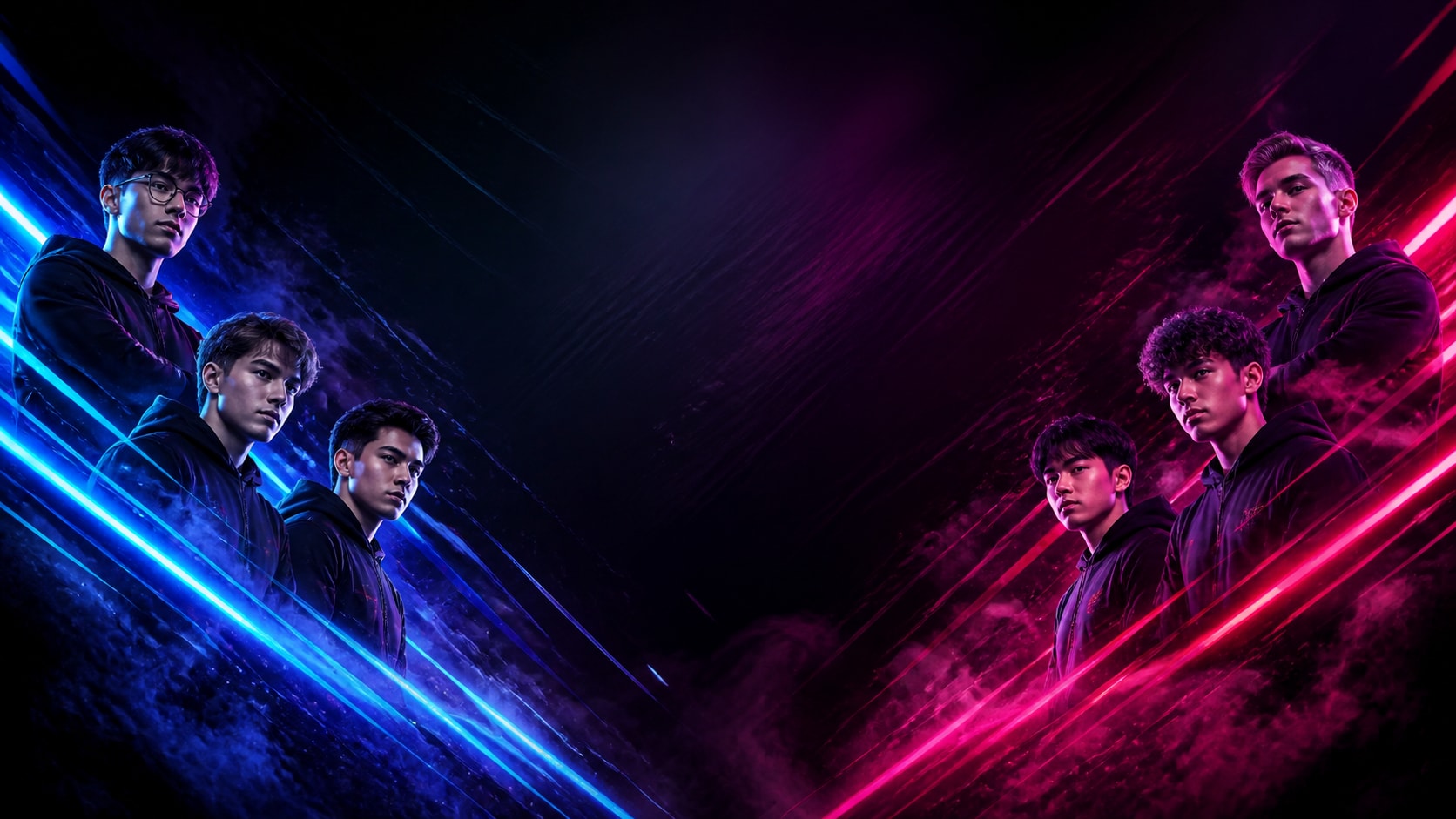 AI esports poster prompts still image converted into video in Filmora