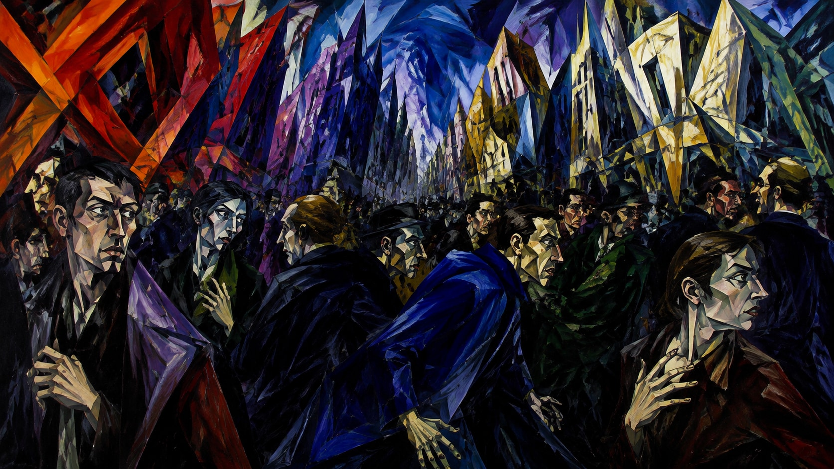 GPT Image 2 holding expressionist contour bends and color clashes
