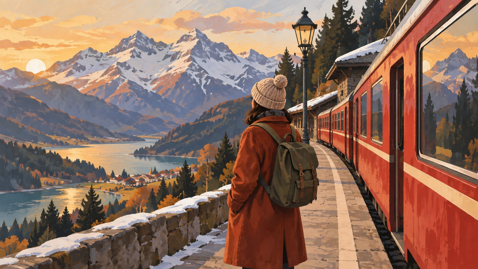 Filmora AI image generator creating gouache illustration prompt visuals