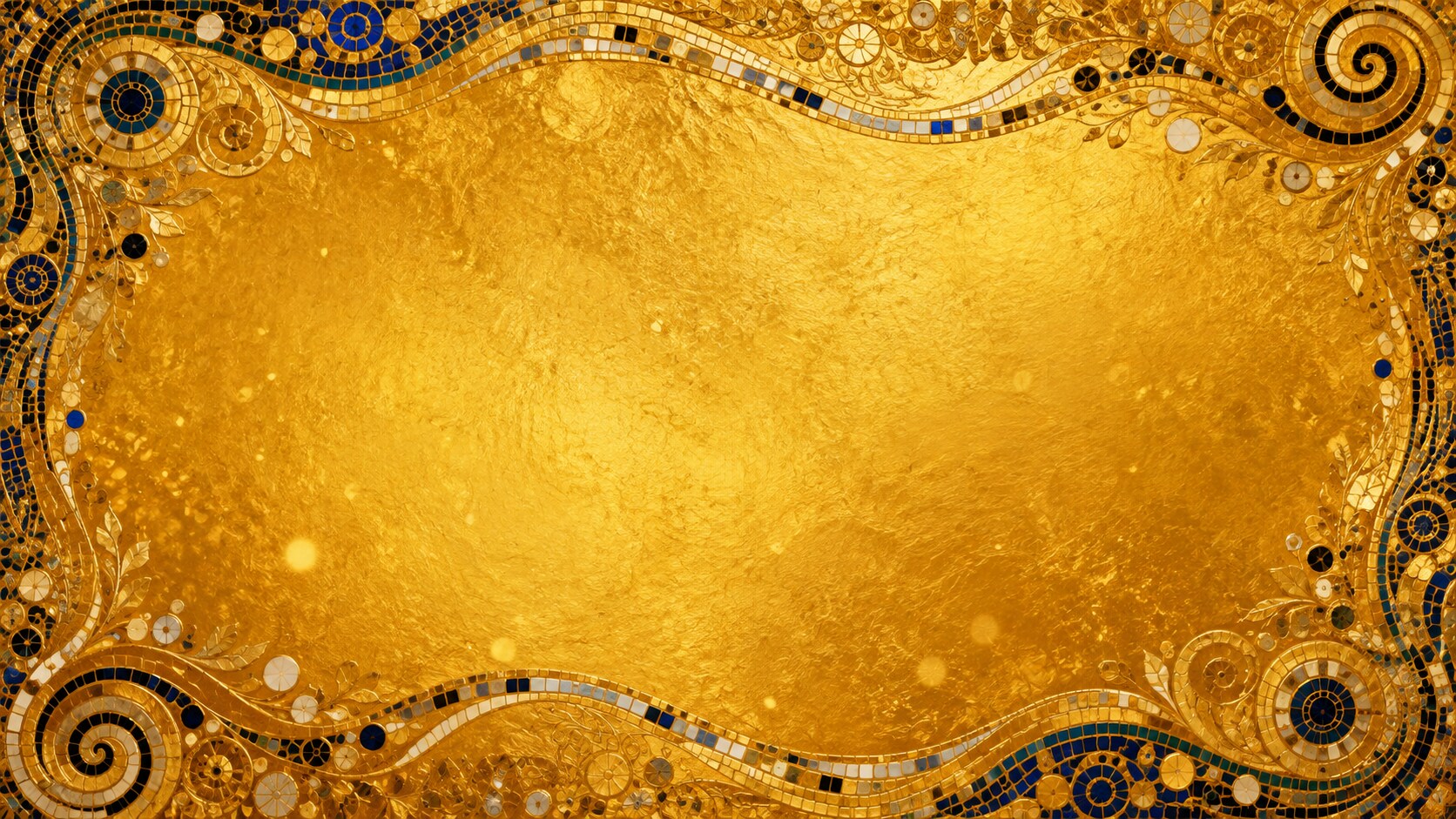 Klimt-inspired still converted into video inside Filmora