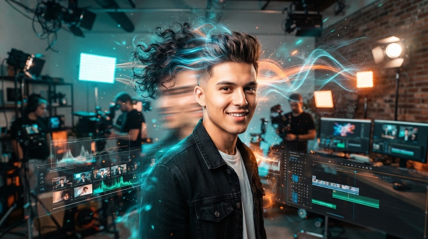 Design striking avatars with male hairstyle AI prompt