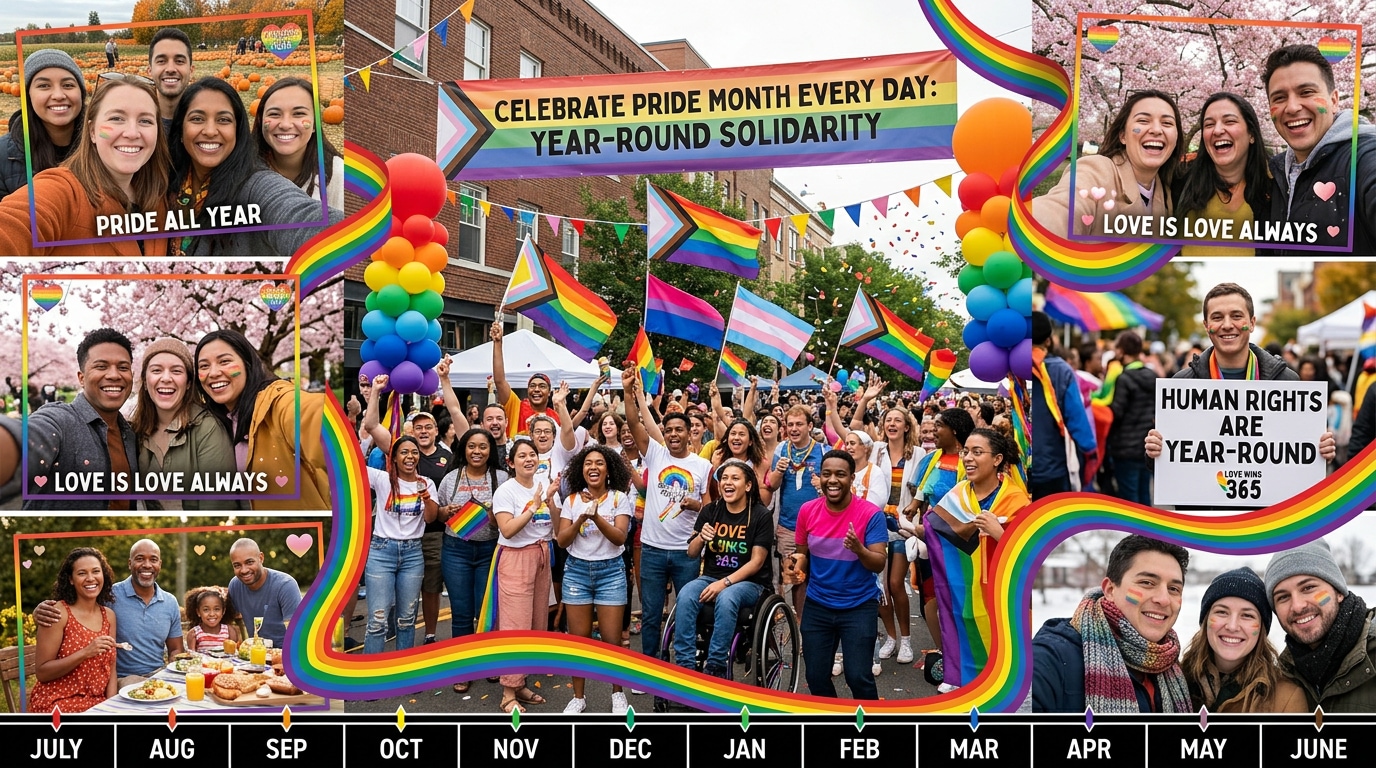 Celebrate pride month using an instagram pride filter