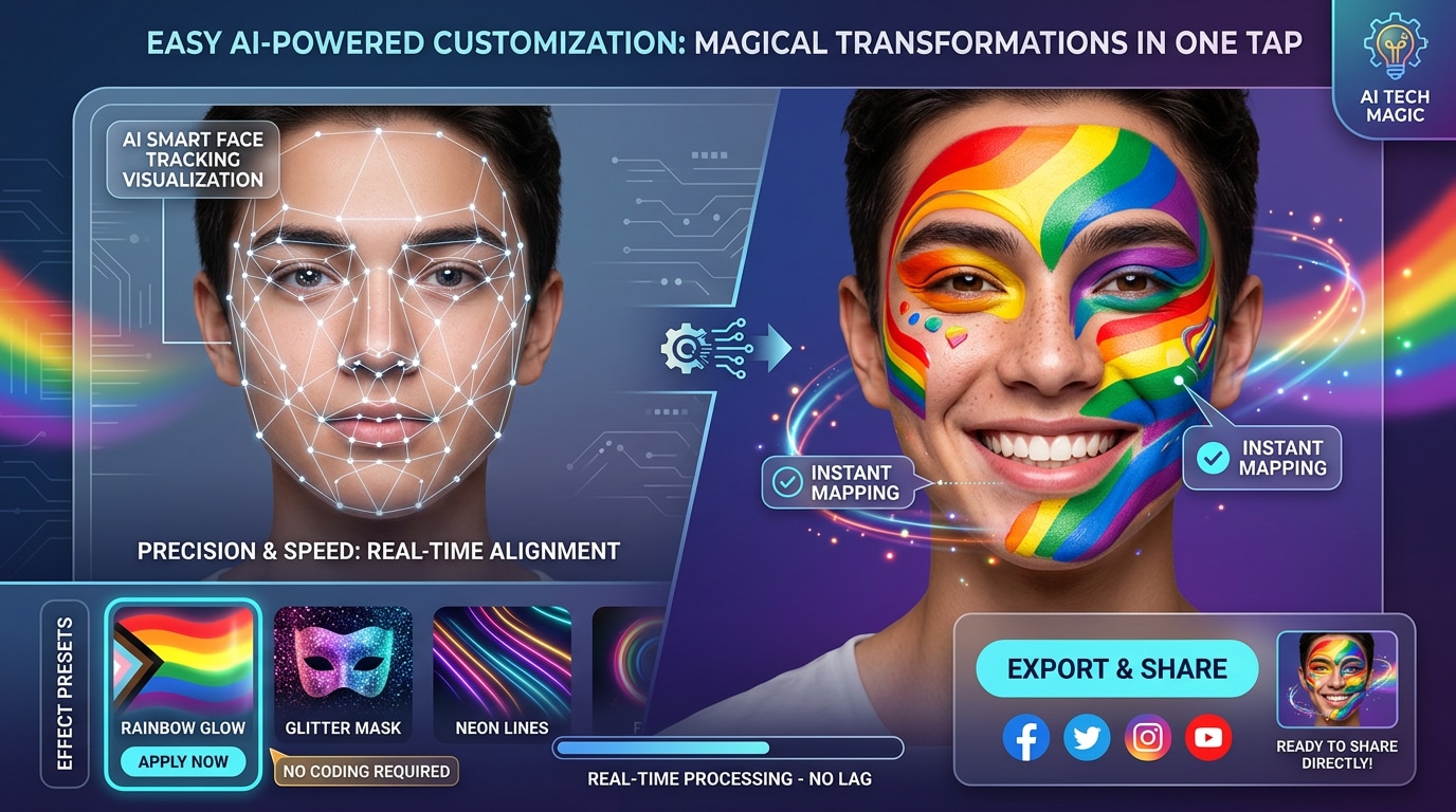 Easy AI-powered customization for your pride filter