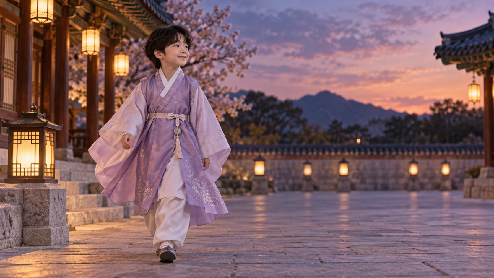 Korean boy dress prompt still image converted into video in Filmora