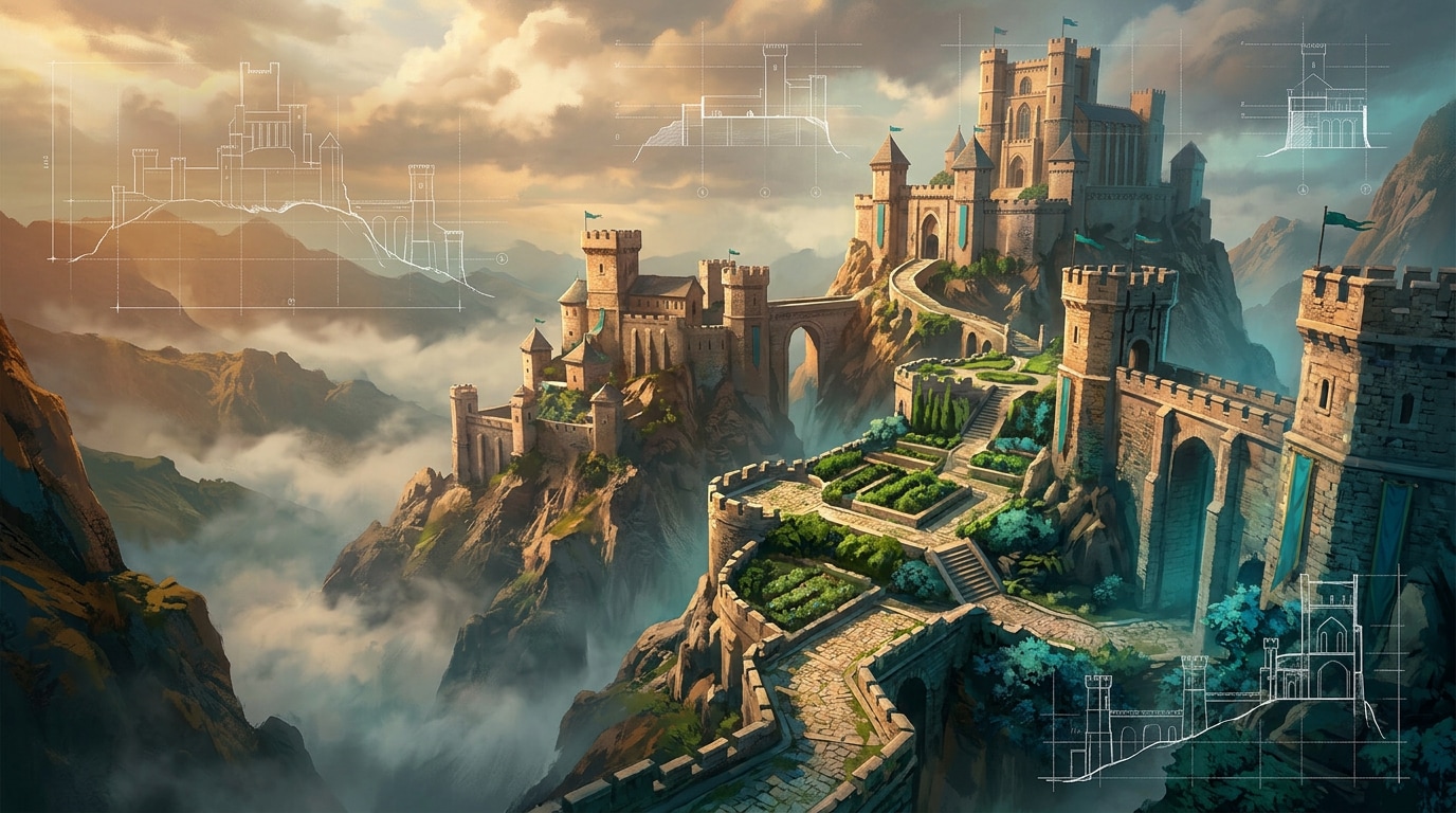 Create concept art using landscape ai prompts