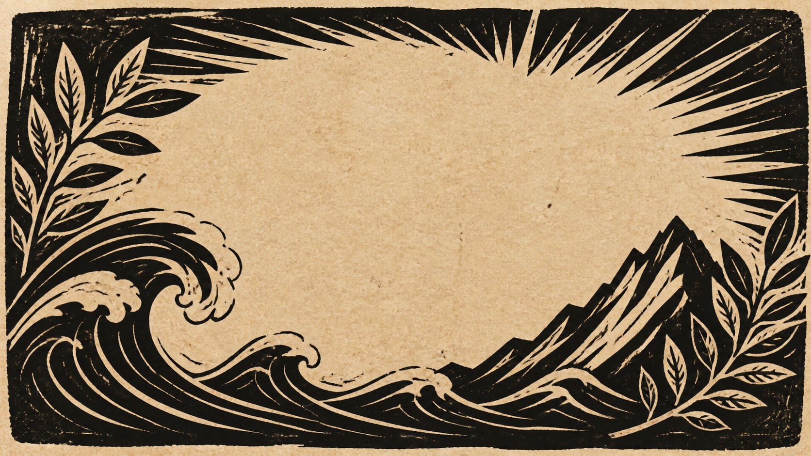 linocut print style prompt still image converted into video in Filmora