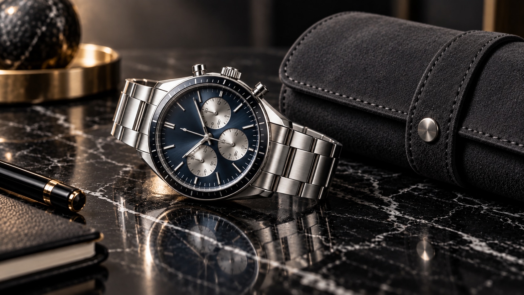 Filmora AI image generator creating luxury watch poster prompt visuals