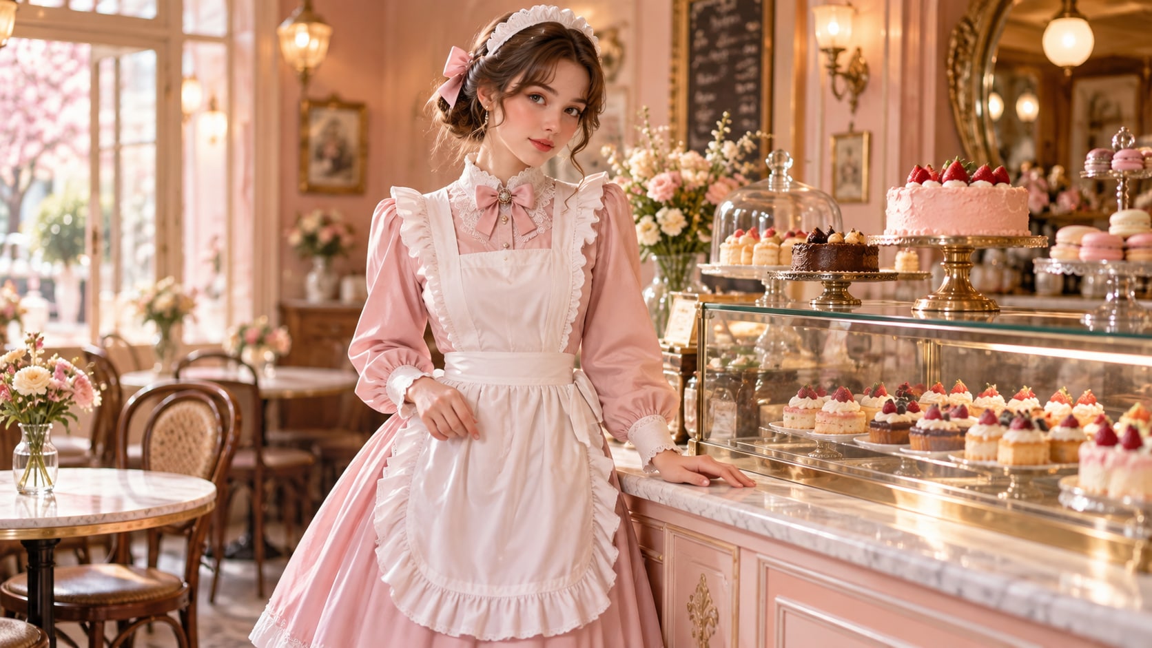 GPT Image 2 creating controlled maid dress prompt detail