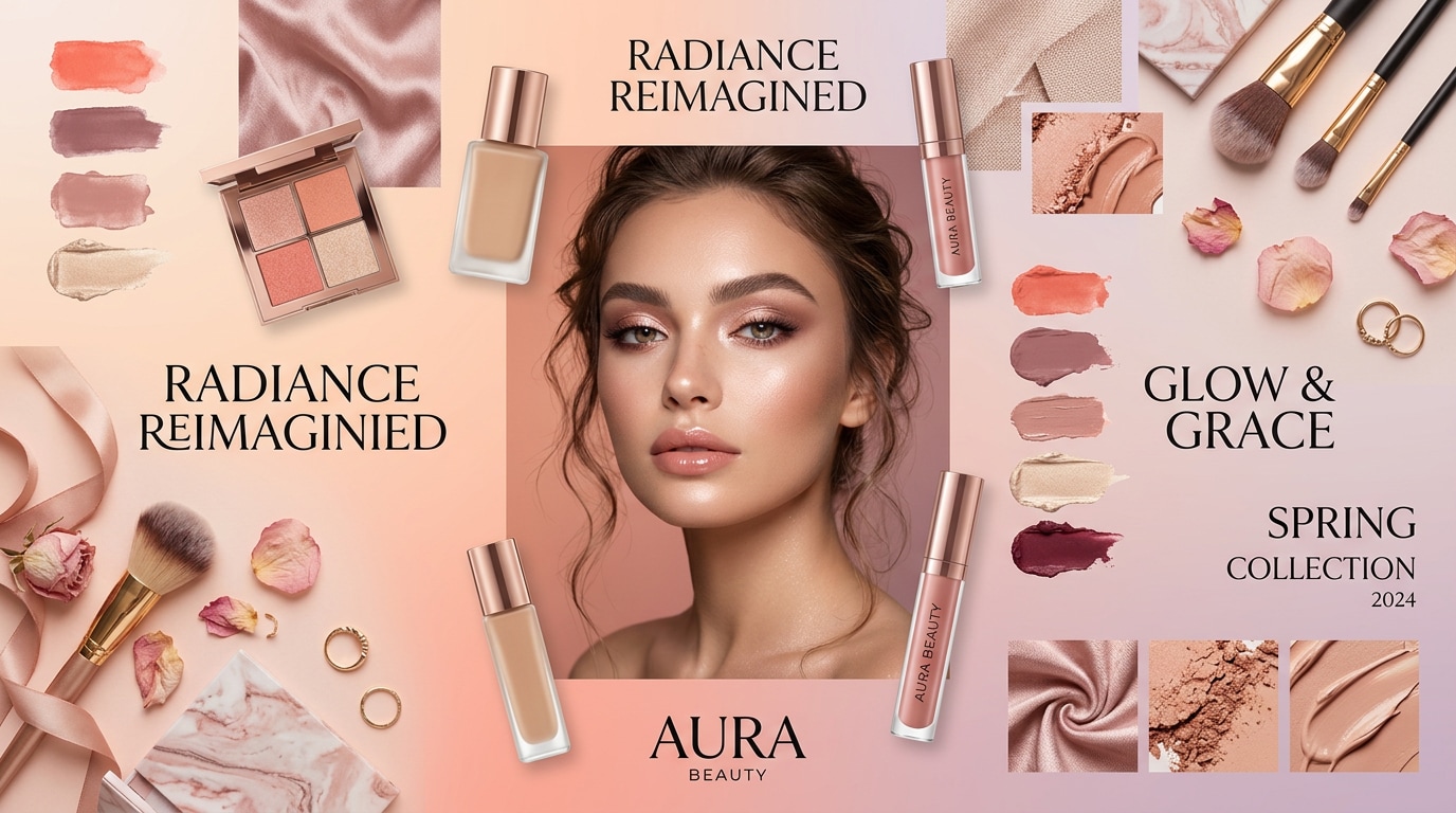 Social media and content creation makeup inspiration from AI prompts
