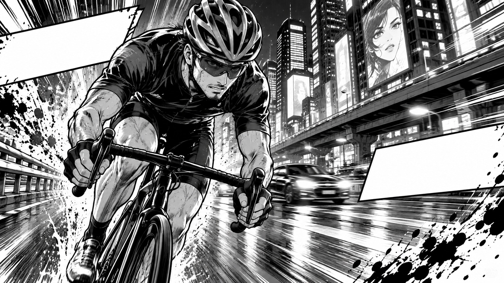 manga prompt still image converted into video in Filmora