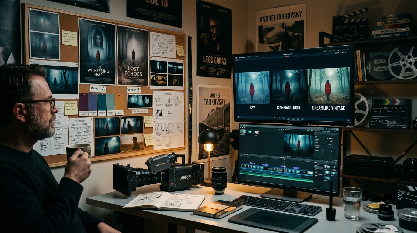 Control cinematic aesthetics with AI poster generators