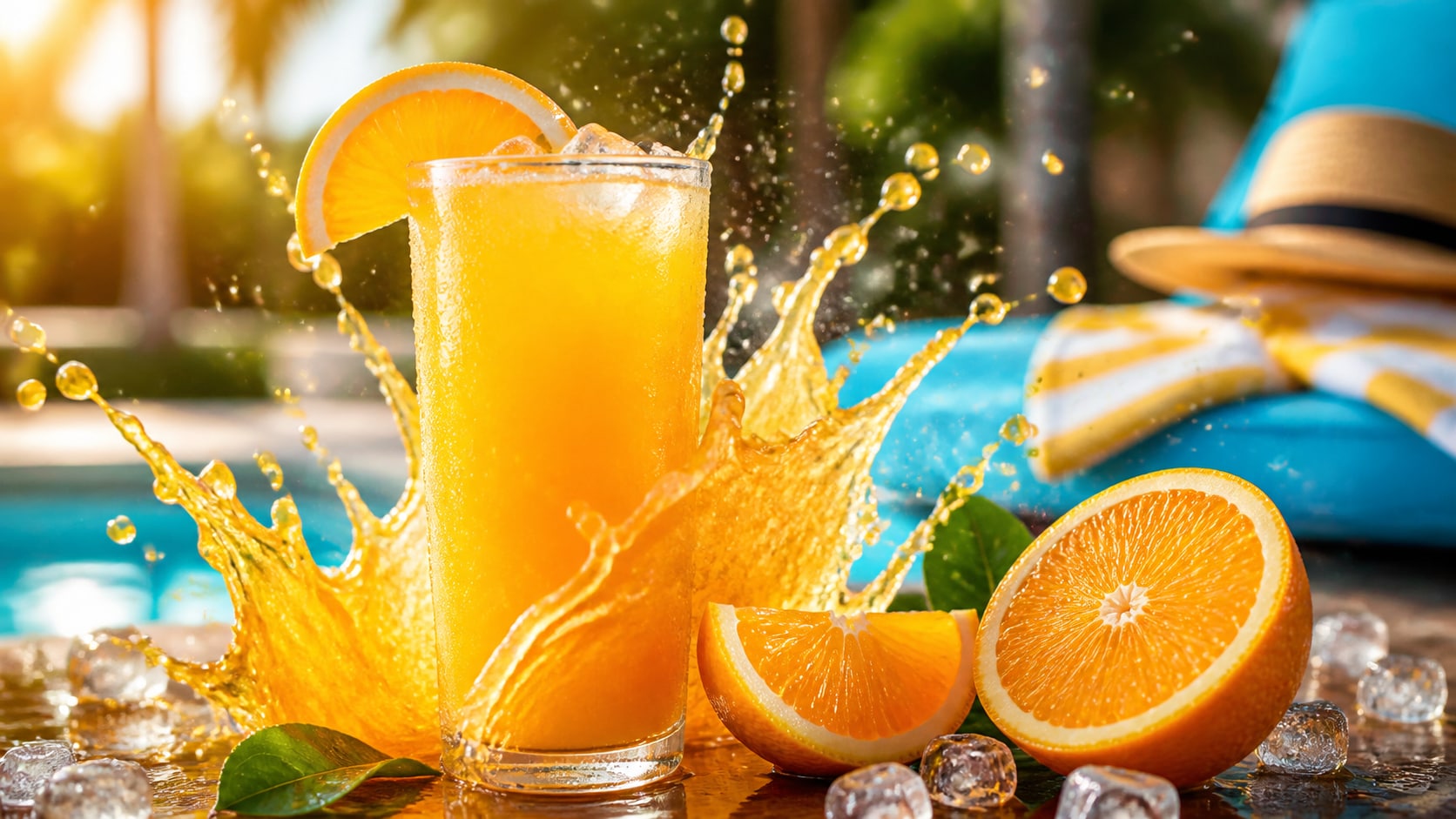Nano Banana model creating orange juice ad variants