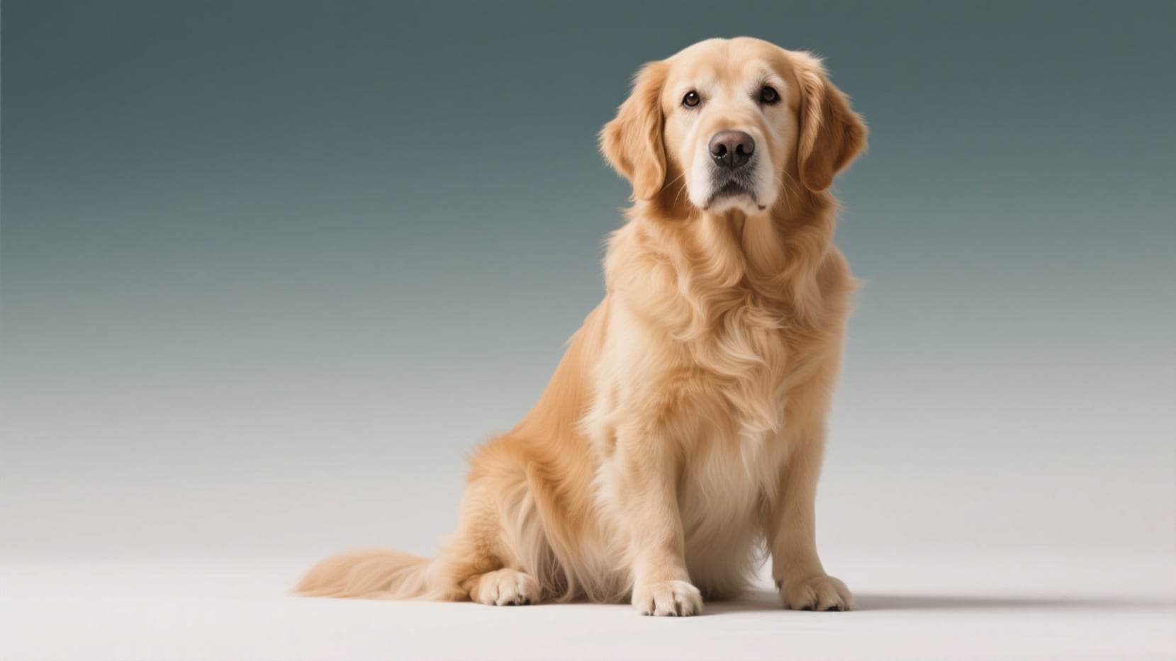 studio quality dog potrait