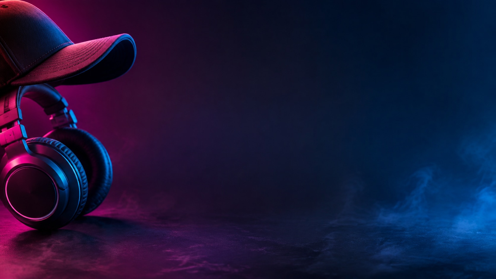 AI photo prompt with headphones and cap still image converted into video in Filmora