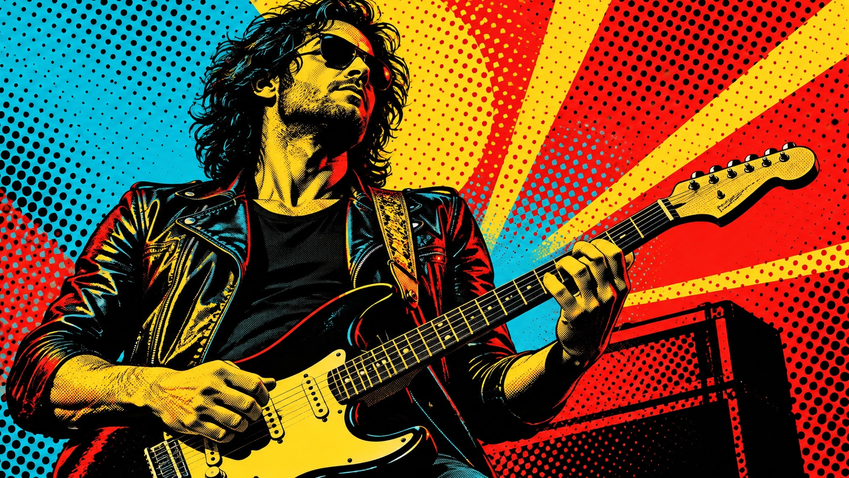 Filmora AI image generator creating pop art prompt visuals