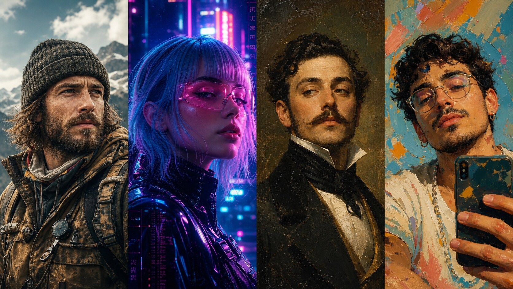 Diverse styles for best ai portrait prompt