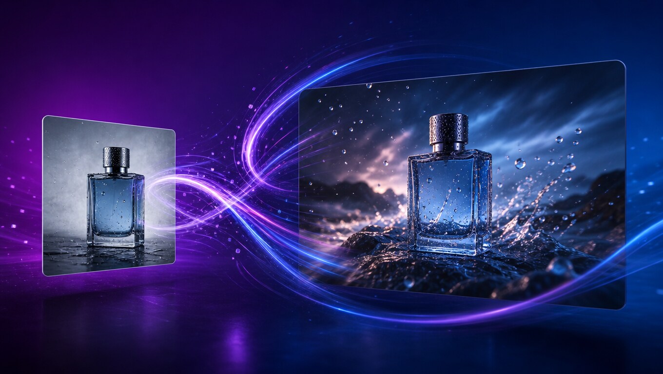 Convert AI product image prompts to dynamic video ads