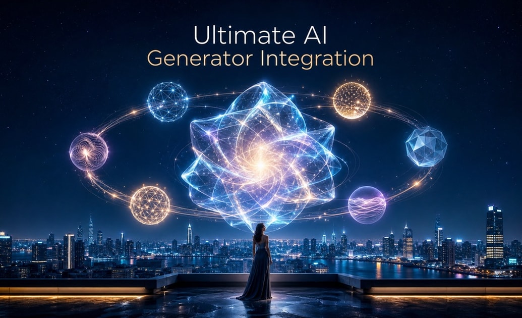 Filmora ai image generator for rooftop portrait prompt