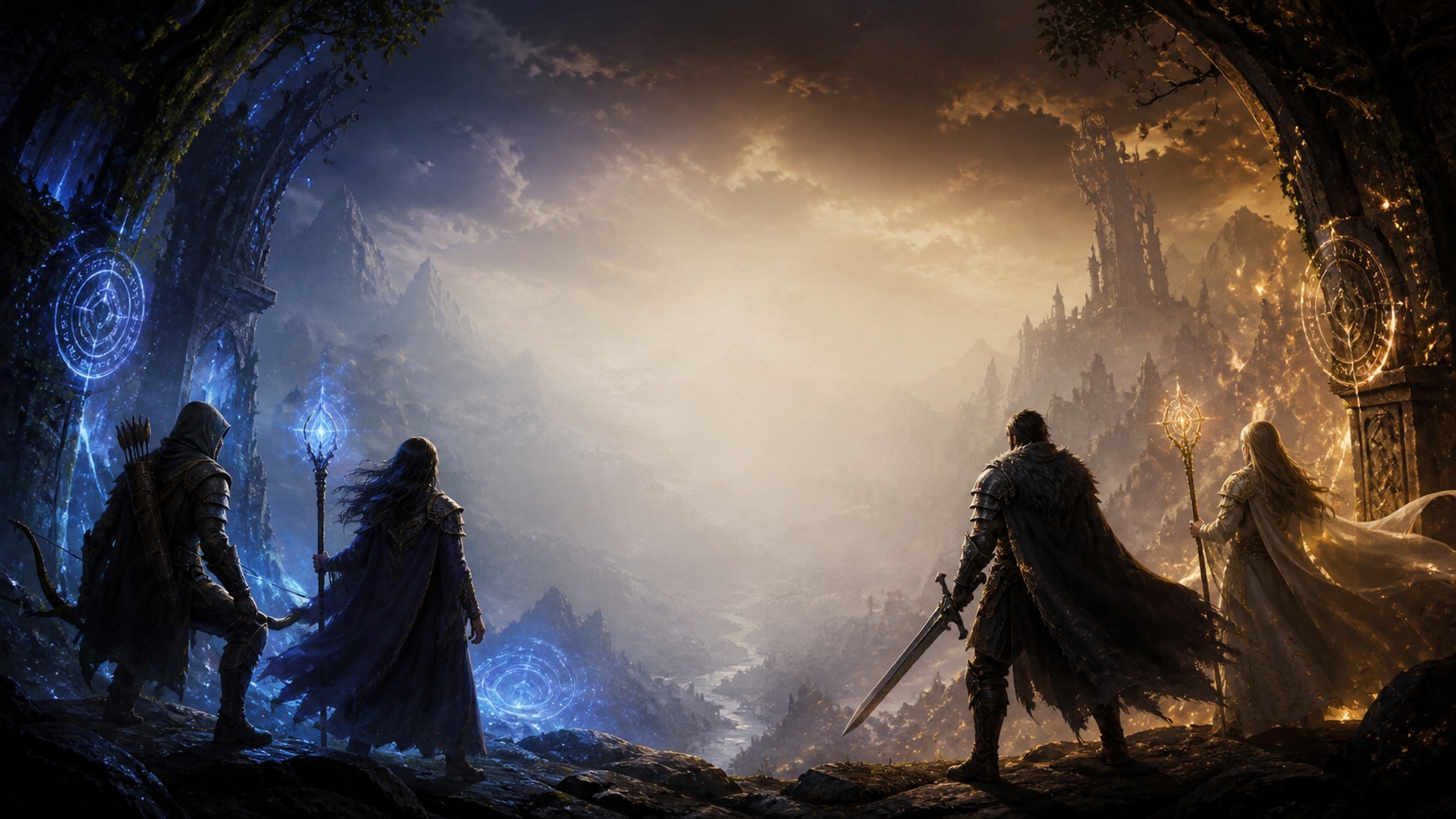 AI RPG game poster prompts still image converted into video in Filmora