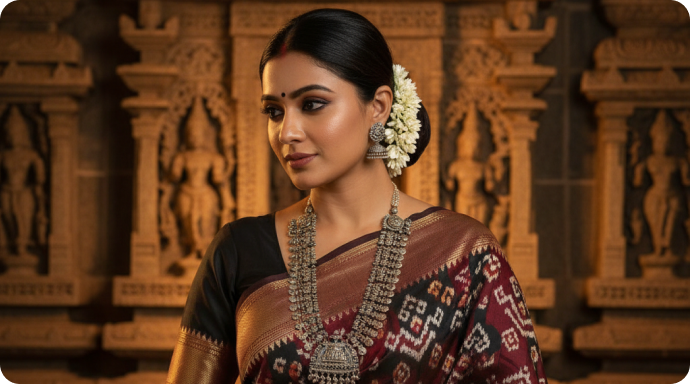 gemini create ai photos for sarees