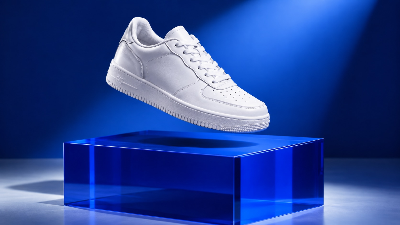 Filmora AI image generator creating shoe ad poster prompt visuals