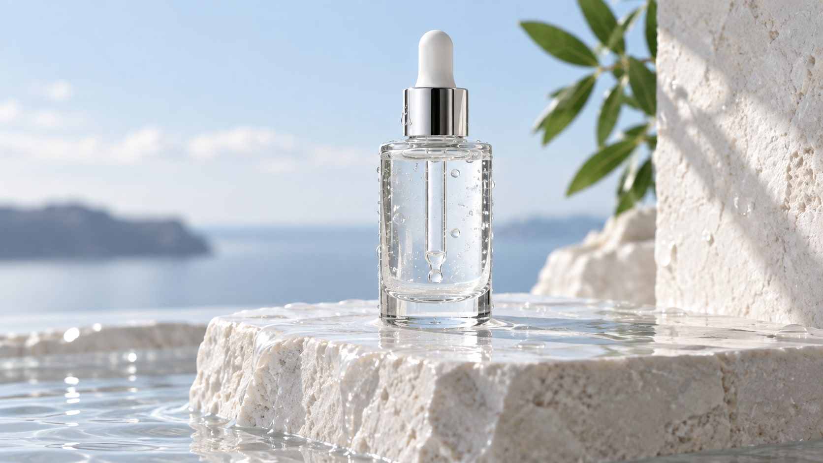 Filmora AI image generator creating skincare poster prompt visuals