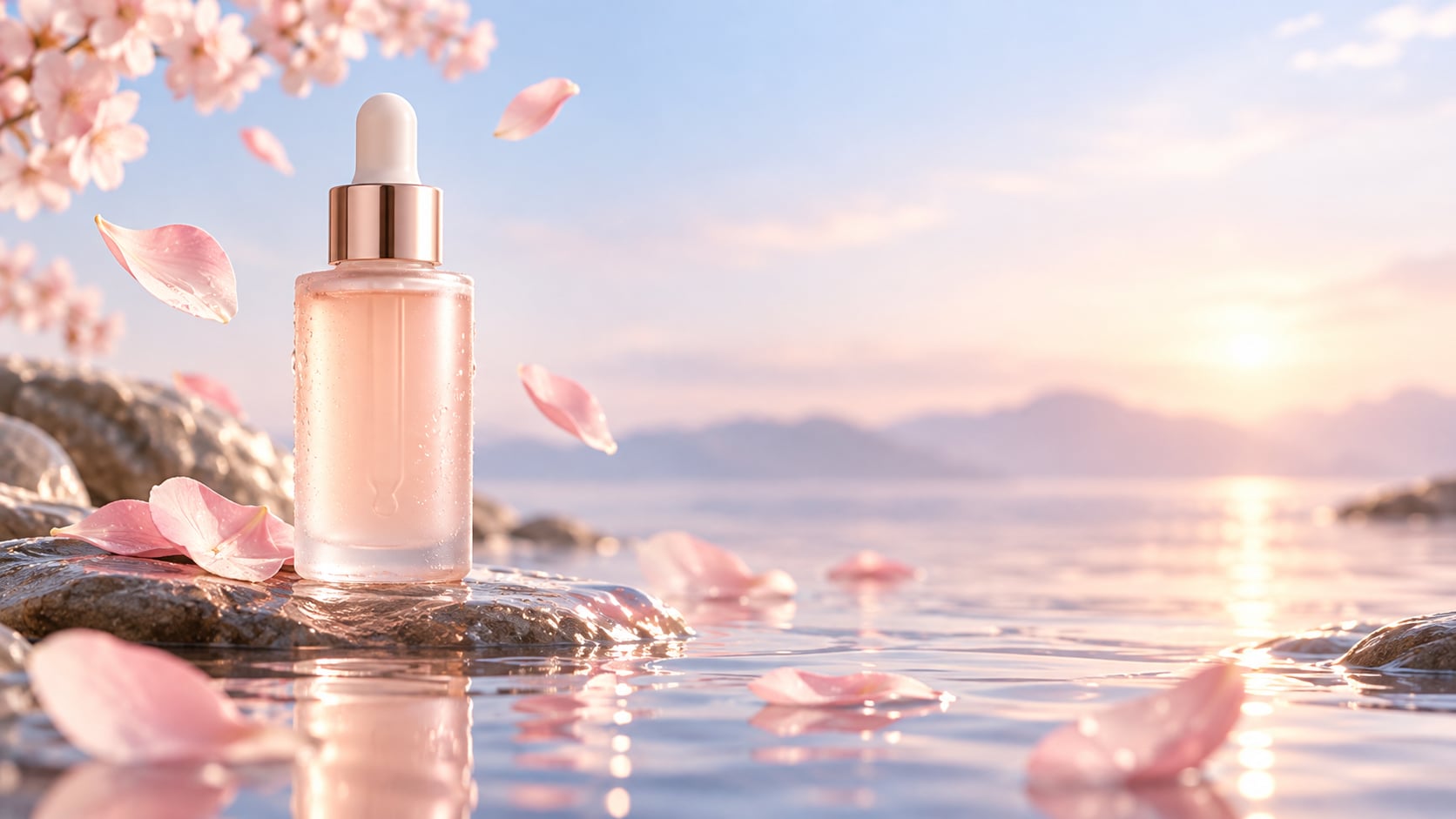 skincare poster prompt still image converted into video in Filmora