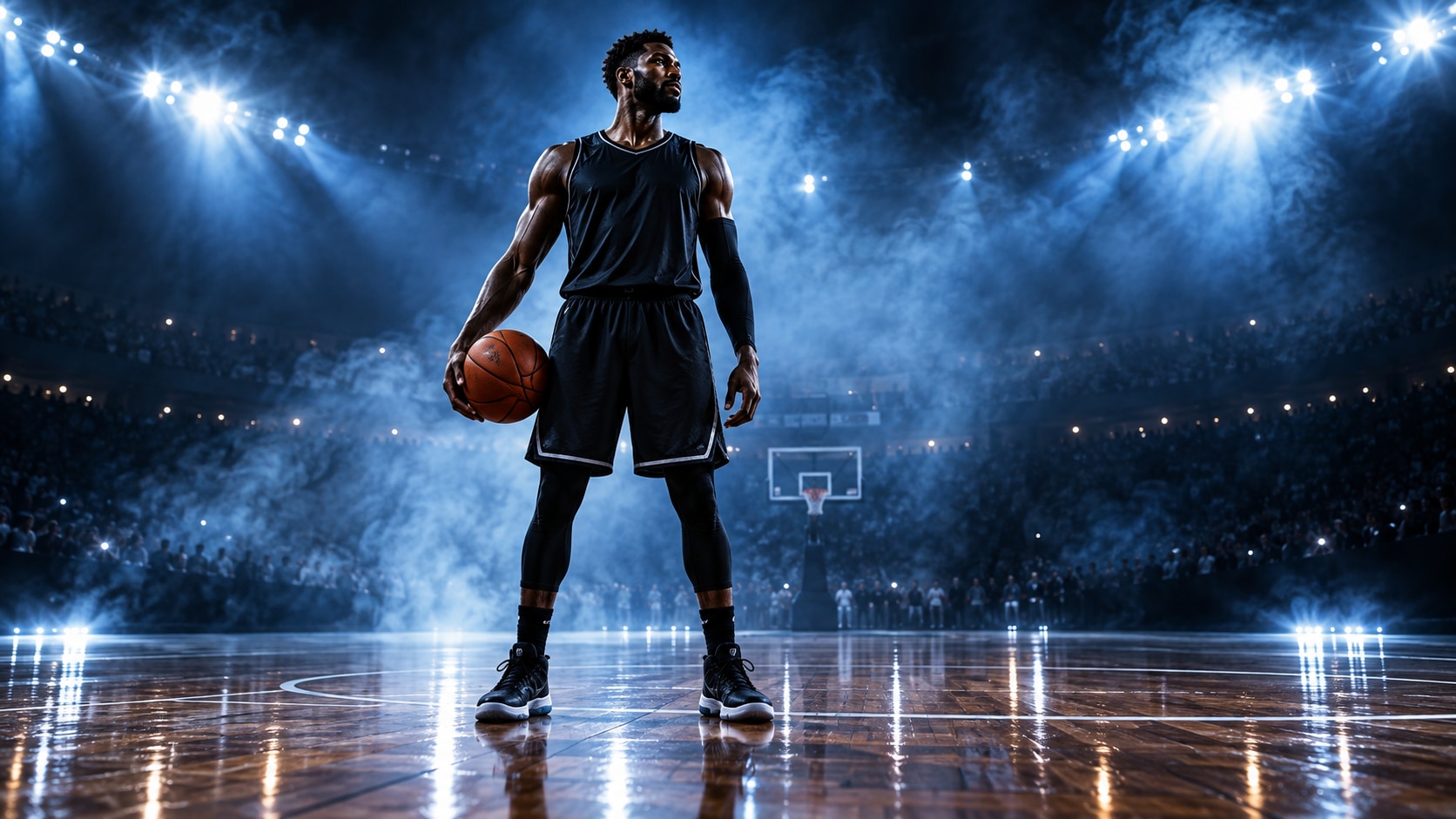 Filmora AI image generator creating sports poster prompt visuals