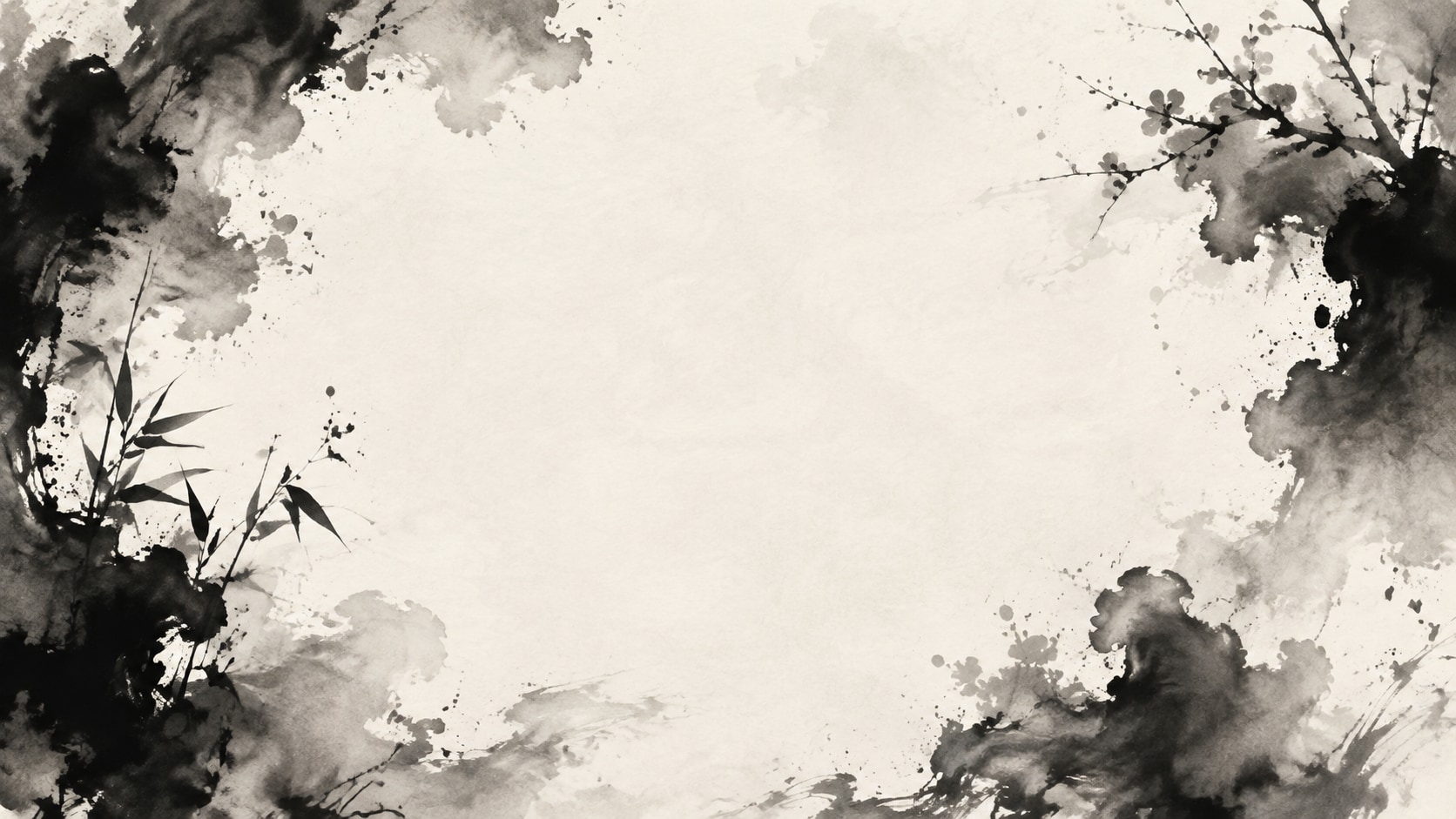 sumi-e prompt still image converted into video in Filmora