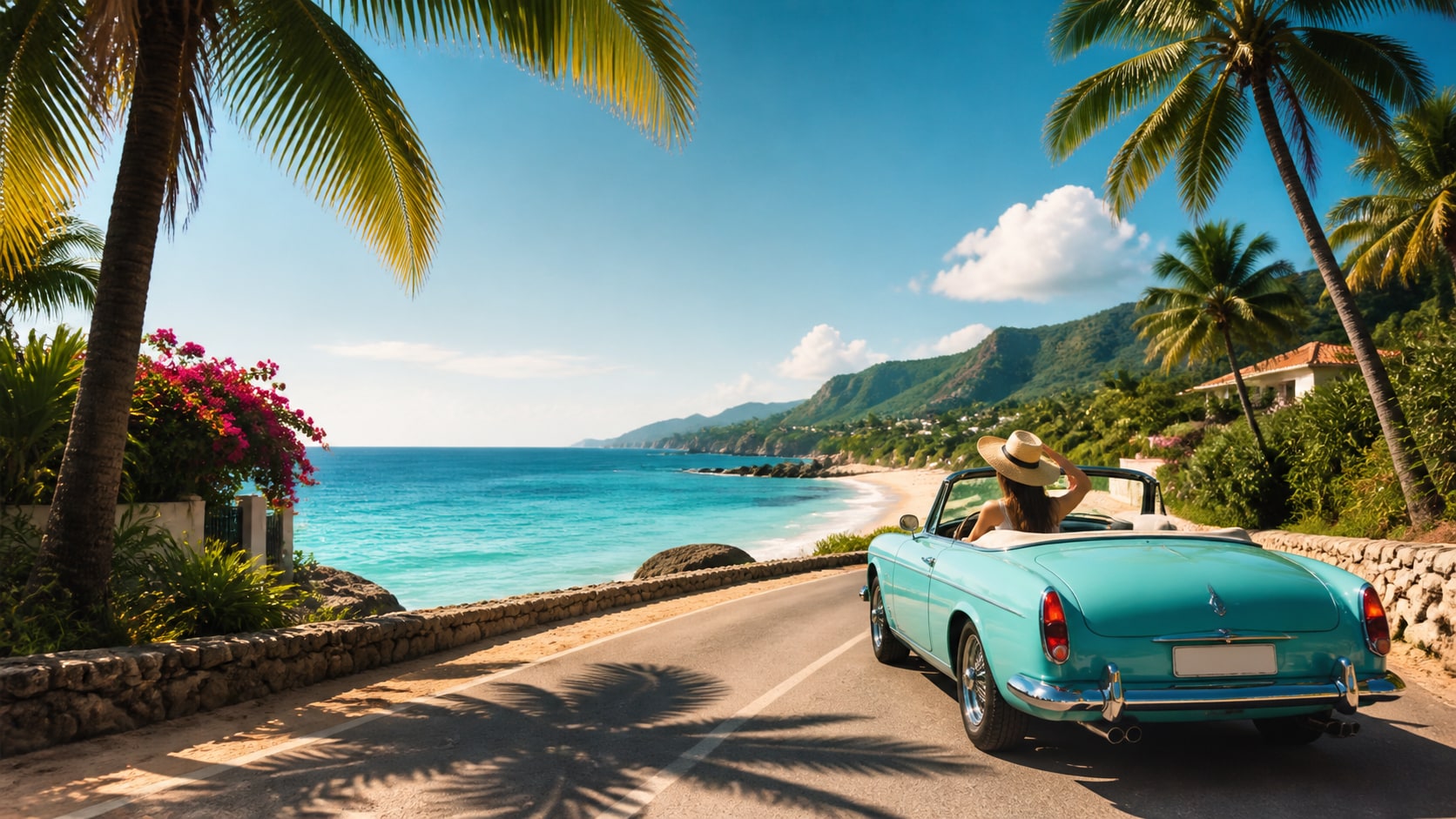 Filmora AI image generator creating AI summer vacation poster prompts visuals