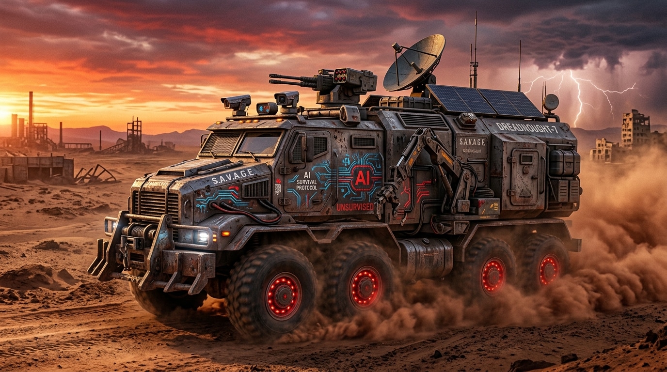 Montage de vidéo AI Truck