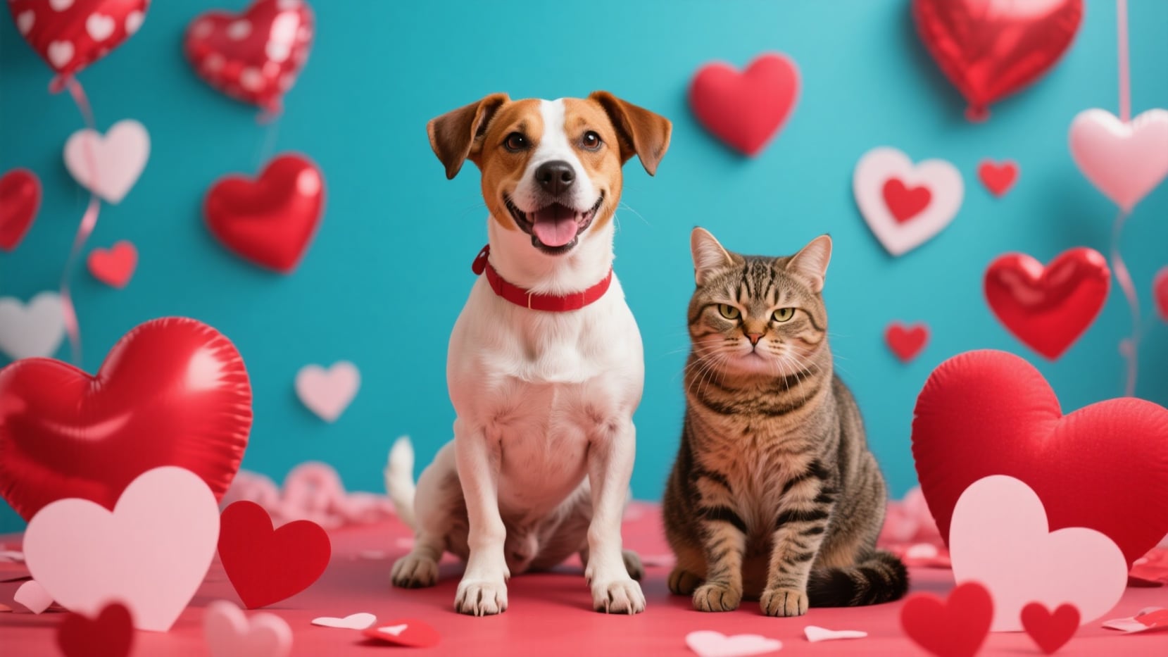 funny valentine pet image