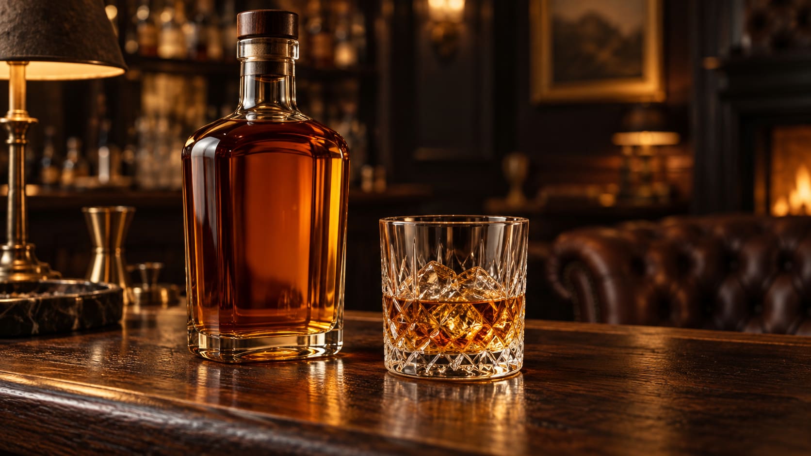 Filmora AI image generator creating whiskey poster prompt visuals