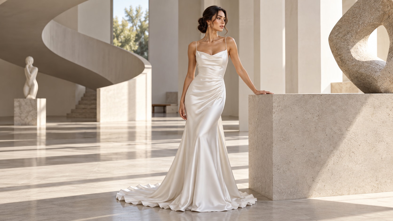 Nano Banana creating alternate white long dress prompt variants