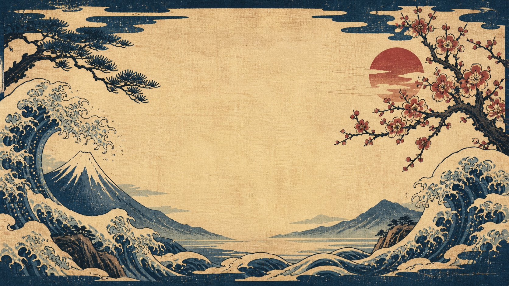woodblock print style prompt still image converted into video in Filmora