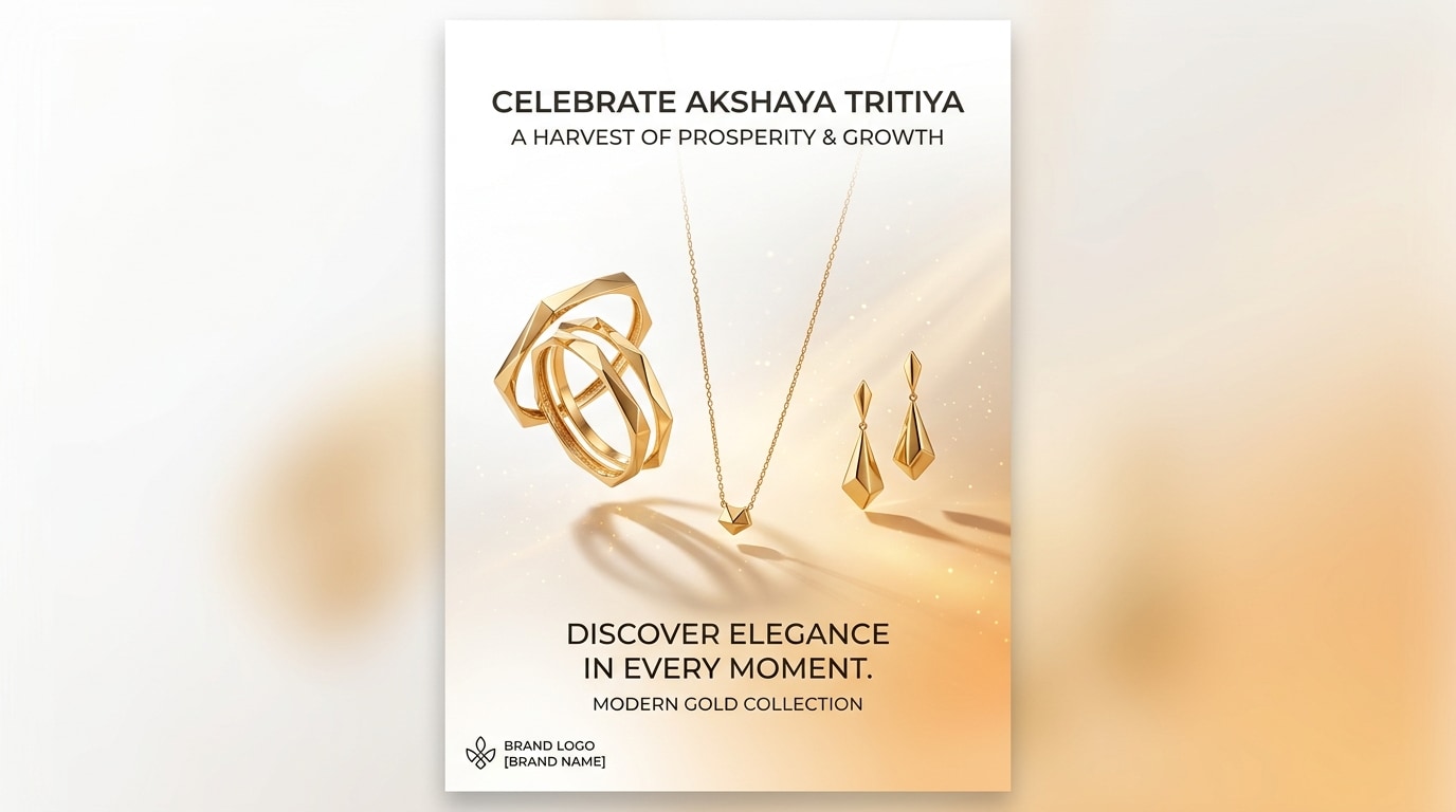 Generate Akshaya Tritiya Gold Jewelry Photography
