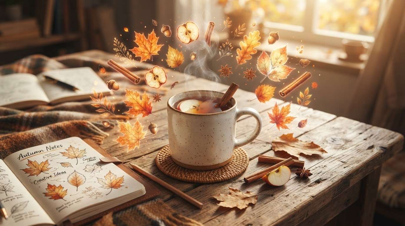 Enhance apple cider aesthetic with AI stickers