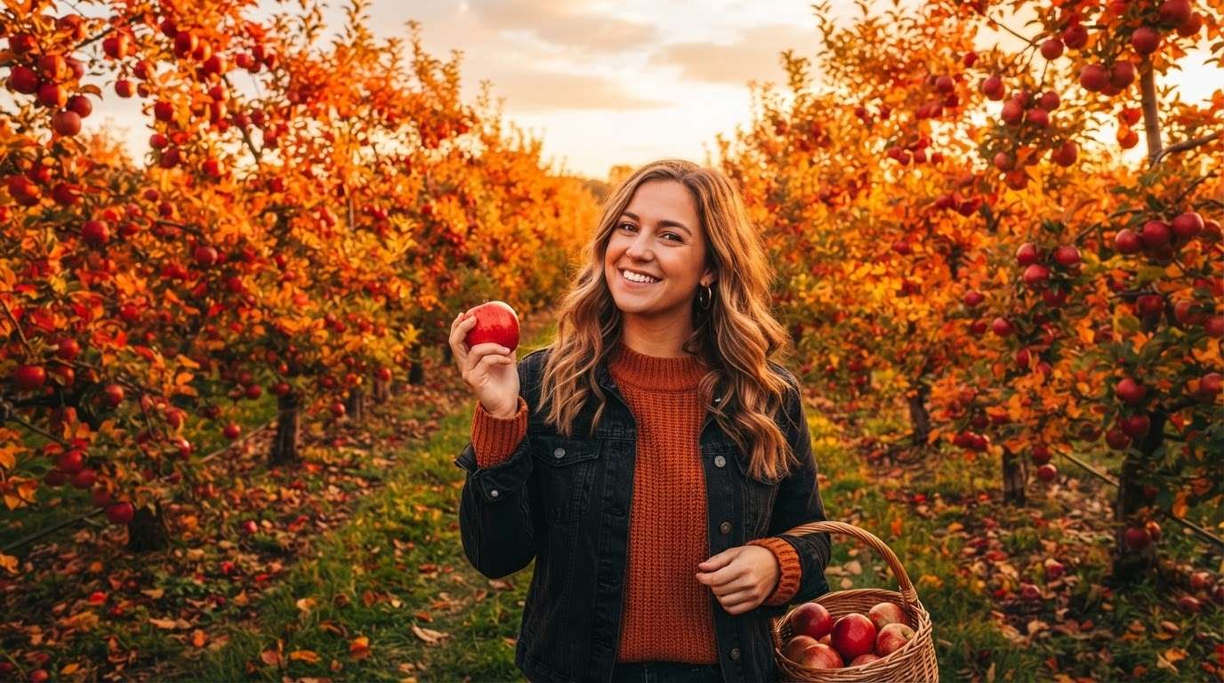 Capture apple picking season magic